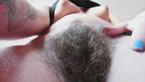 Charming teenager hairy pussy